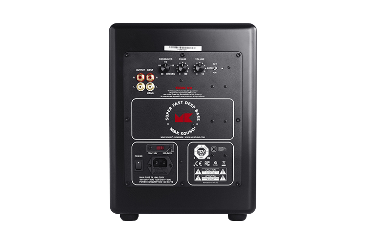 Loa Sub MK Sound V8 Black, Sub điện, 150W, Bass 20cm-3
