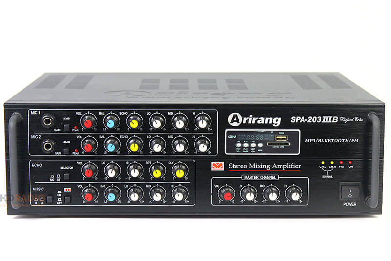 Amply Arirang 203IIIB (300W/2 Kênh, Bluetooth, FM, MP3, 10,2Kg)-3