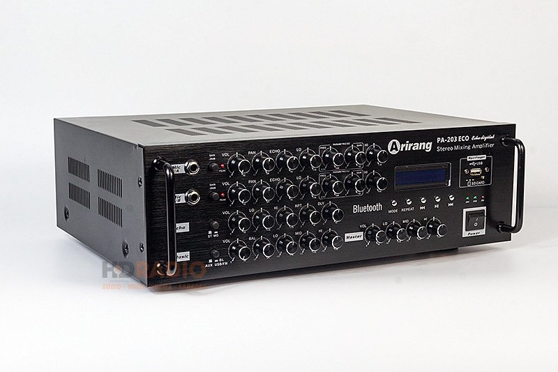 Amply Arirang PA 203Eco (200W/2 Kênh, Bluetooth, FM, 8,5Kg)-2