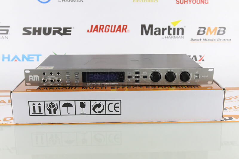 Mixer Digital AM K890, Echo + Reverb, Chống hú Rít-2