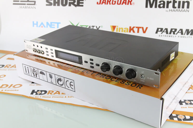 Mixer Digital AM K890, Echo + Reverb, Chống hú Rít-3