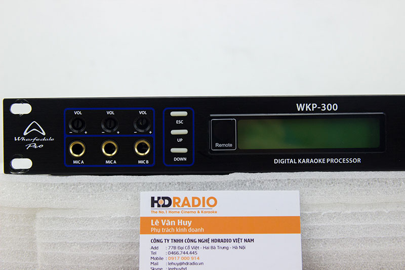 Mixer Karaoke Wharfedale WKP300, Chống Hú Rít, 6CH-2