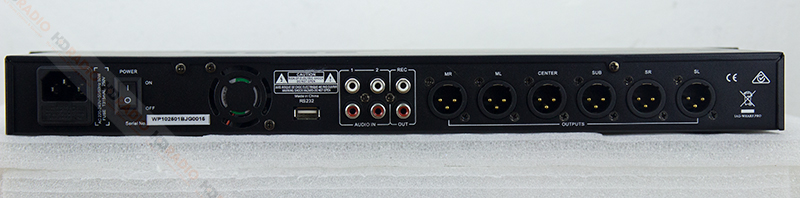 Mixer Karaoke Wharfedale WKP300, Chống Hú Rít, 6CH-5