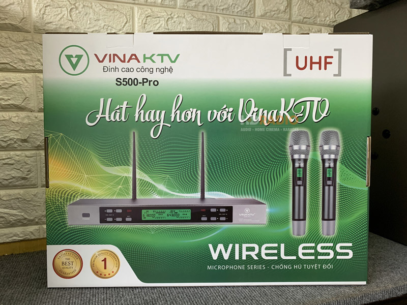 Micro không dây VinaKTV S500 PRO-2