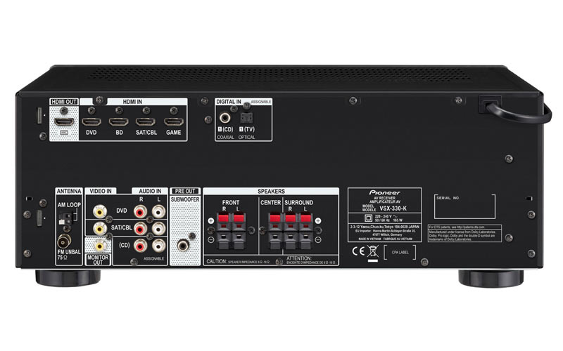 Amply Pioneer VSX-330-2