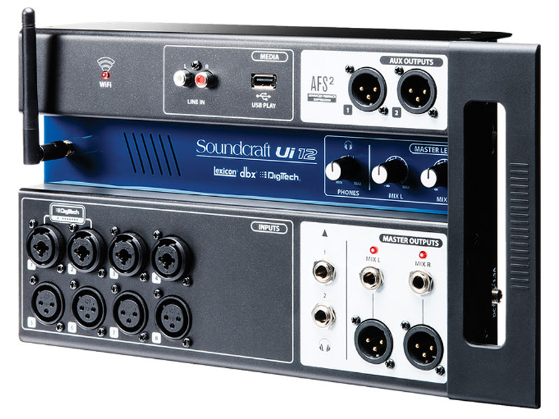 Mixer Kỹ Thuật Số Soundcraft UI12, Digital, 12 Kênh-1