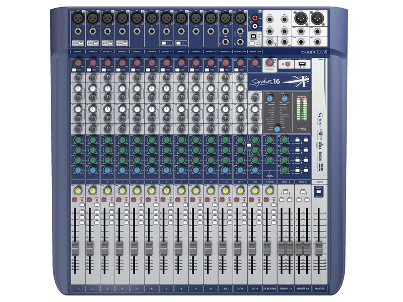 Bàn Mixer Soundcraft Signature 16-2