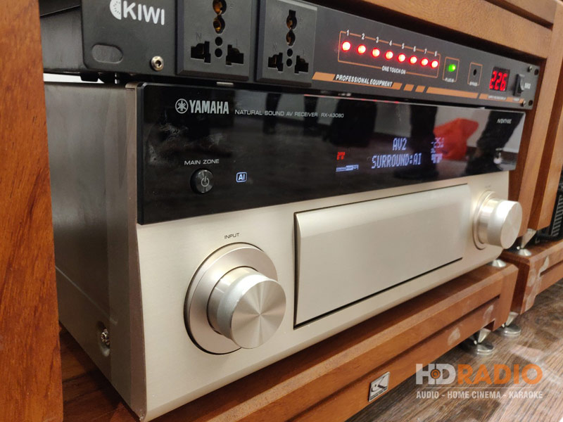 Amply Yamaha RX-A3080, 4K Ultra HD, 9.2 Kênh, 150W/CH, Bluetooth-1