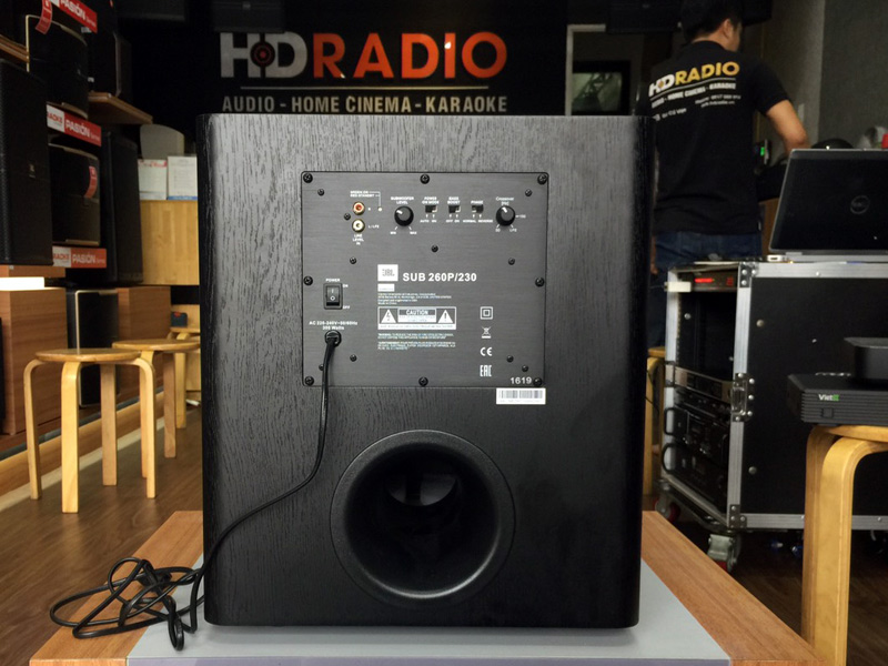 Loa Sub JBL Studio 260P, Bass 30cm, 300W, Sub điện-3