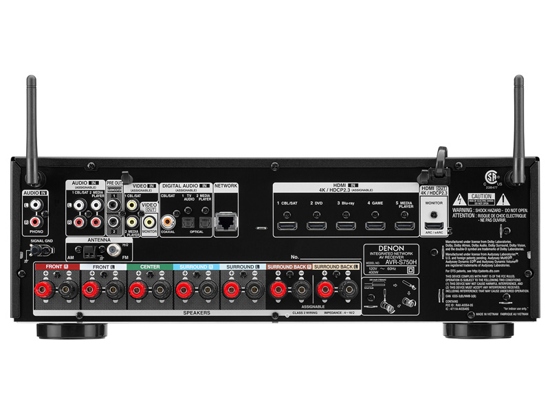 Amply Denon AVR-S750H-1
