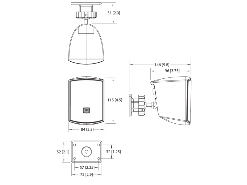 Bộ Loa JBL C50PACK (4 Loa + 1 Sub), 50Wx4 + 150W-4
