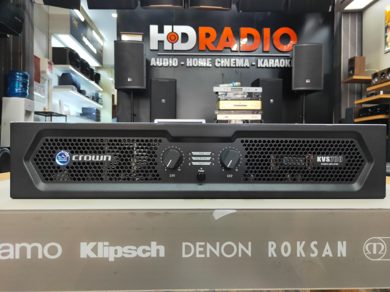 Cục đẩy công suất Crown KVS700, Công suất 700W x 2 Kênh, Class AB-1