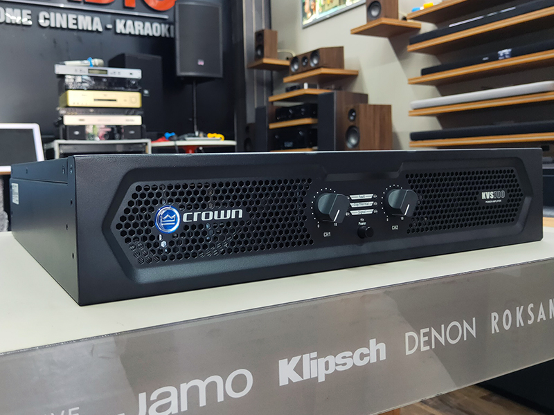 Cục đẩy công suất Crown KVS700, Công suất 700W x 2 Kênh, Class AB-2