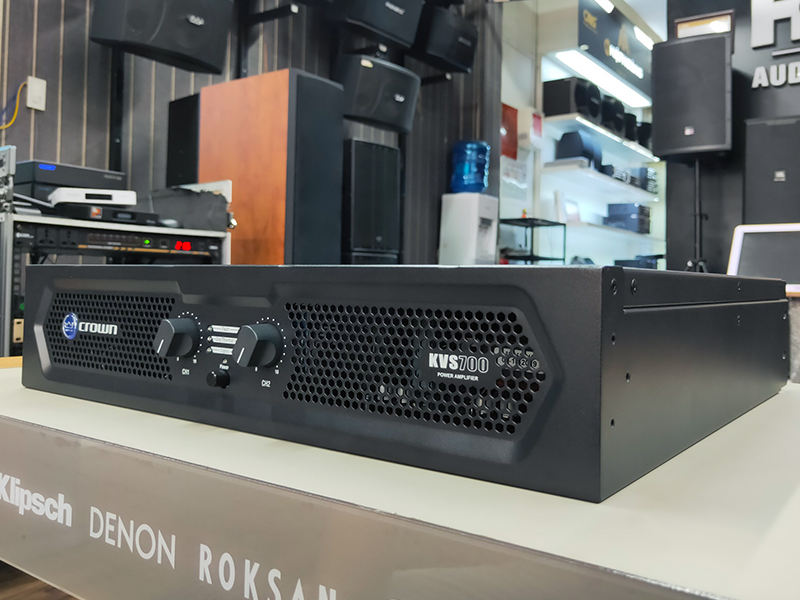 Cục đẩy công suất Crown KVS700, Công suất 700W x 2 Kênh, Class AB-3