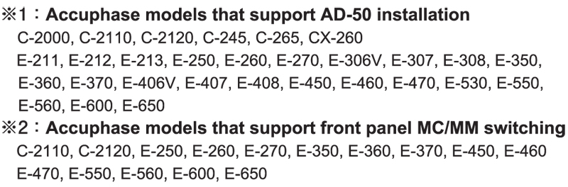 Bo phono rời Accuphase AD-50-9