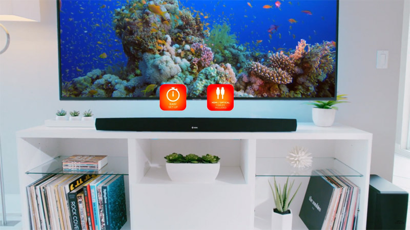 Loa Soundbar Denon HEOS HomeCinema HS2-6