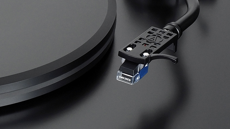Đầu đĩa than Audio Technica AT LP7, Hộp mực MM VM520EB, RCA (33 1/3, 45 RPM)-6