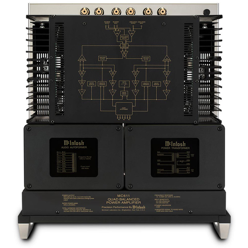 Mono Power McIntosh MC611, 1 Kênh, 600W-5