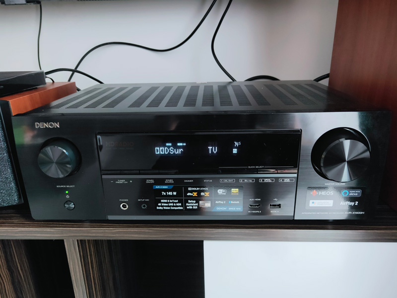 Amply Denon AVR-X1600H-4