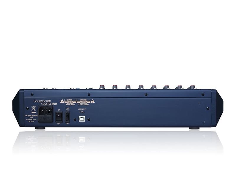 Bàn Mixer Soundcraft NANO M08BT, 8 Kênh, Bluetooth, thu âm, livestream-4