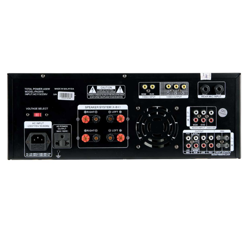 Amply Sumico PA3910 (1600/4Kênh, Bluetooth, Echo)-4