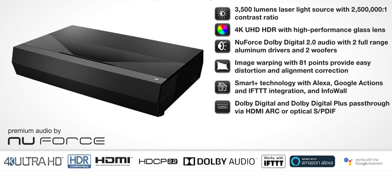 Máy chiếu 4K Siêu gần Optoma CinemaX Pro-5