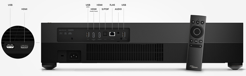 Máy chiếu 4K Siêu gần Optoma CinemaX Pro-8