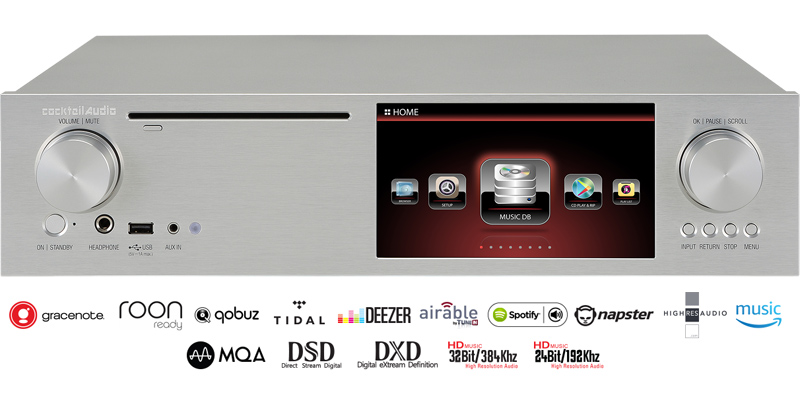 Music server + DAC + Amply Cocktail X35, Hỗ trợ quản lý nhạc số, WiFi, AirPlay-1