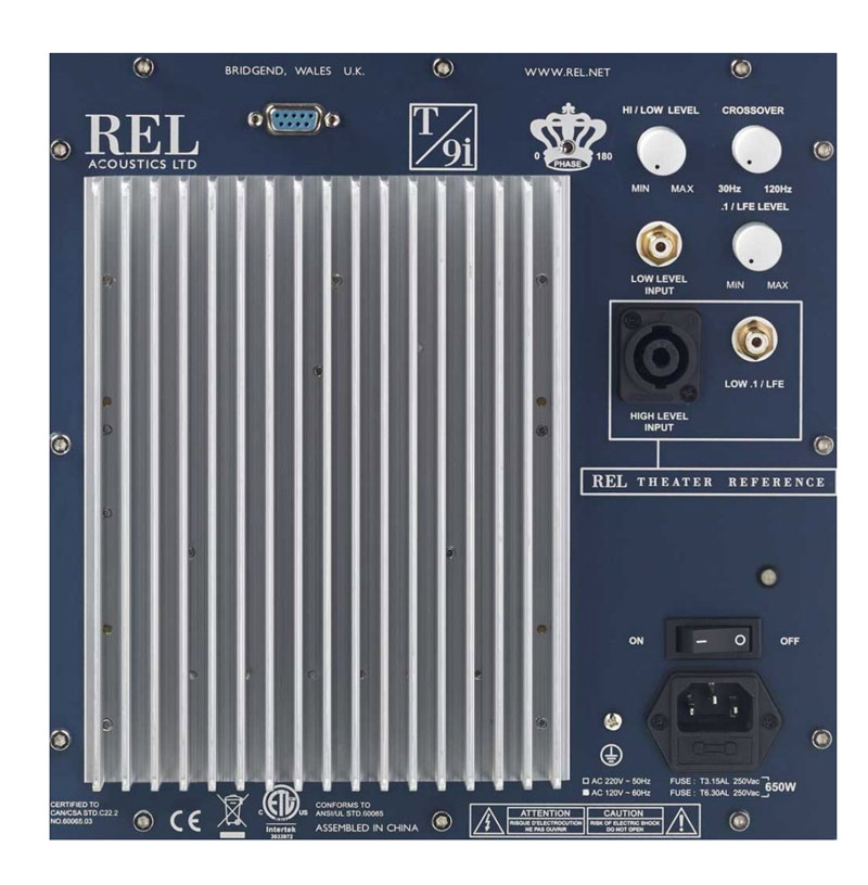 Loa sub Rel T9i, Sub điện, 300W, Bass 25cm (Màu Đỏ)-5