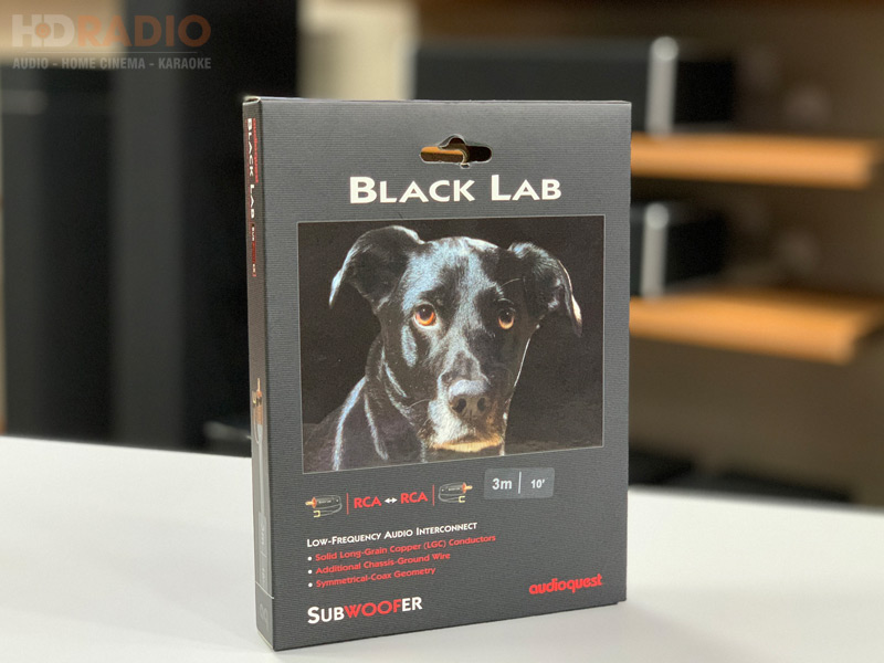 Dây Tín Hiệu Sub AudioQuest Black Lab, RCA (Độ dài 3 mét)-1