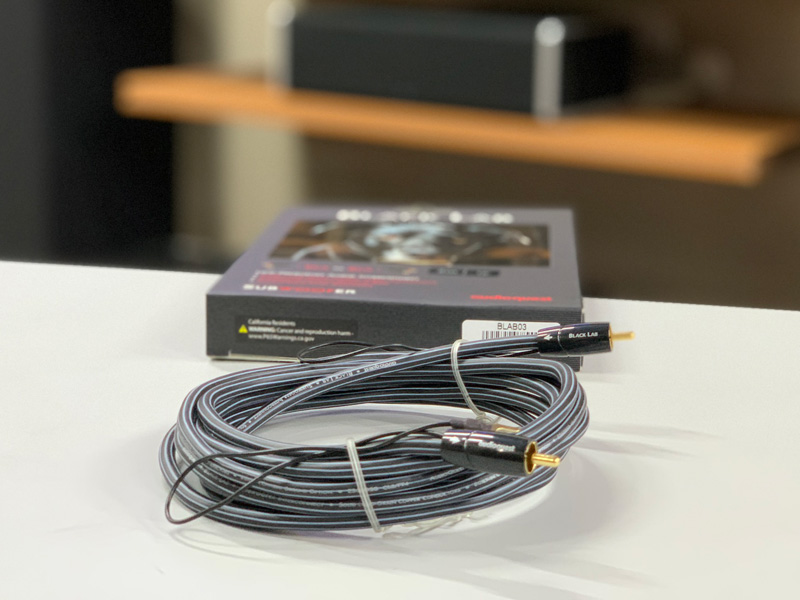 Dây Tín Hiệu Sub AudioQuest Black Lab, RCA (Độ dài 3 mét)-4