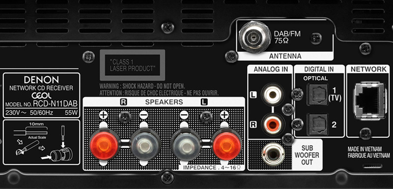 Dàn nghe nhạc mini DENON CEOL-N11DAB-12