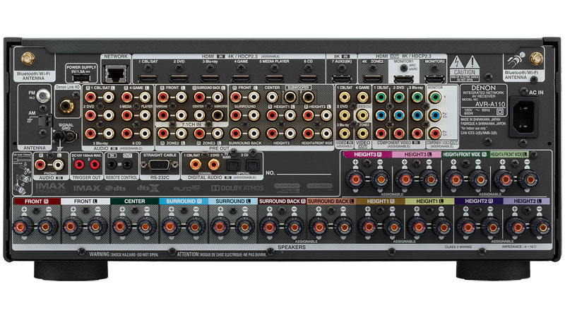 Amply Denon AVR A110 (Phiên Bản Sản Xuất Dành Cho Các Nước Châu Âu)-3
