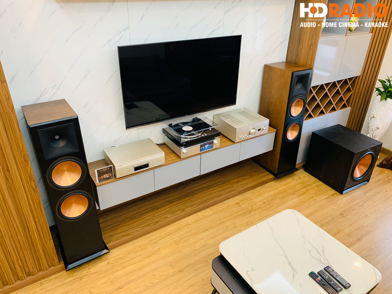 Dàn âm thanh nghe nhạc Cao Cấp Denon, Klipsch HD40 (Cocktail X50D, Yamaha TT N503, Denon DCD 2500NE, Denon PMA 2500NE, Klipsch SPL150, Klipsch RF7 III)-2
