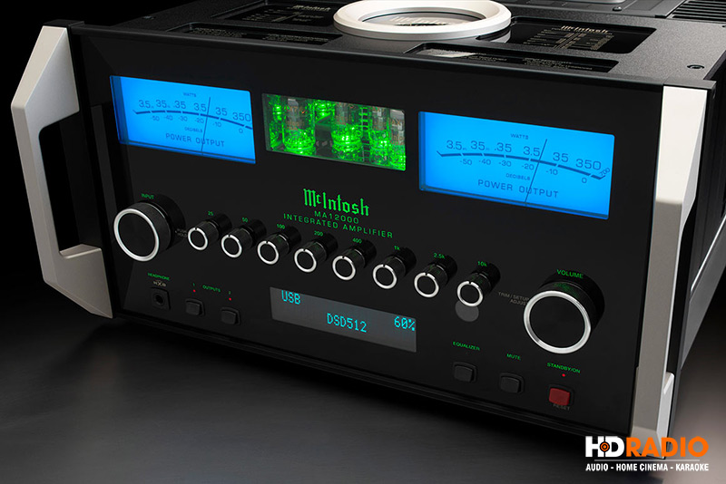 Amply McIntosh MA12000, 2 Kênh, 350W/CH-4