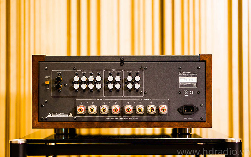 Amply Đèn Luxman LX380, 2 Kênh, 18W/CH ( 8 Ohm)-8