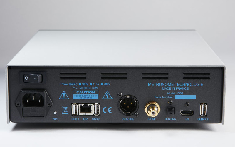 Network Player + Streamer Métronome Technologie DSS, Hỗ trợ quản lý nhạc số, Ethernet, USB-3
