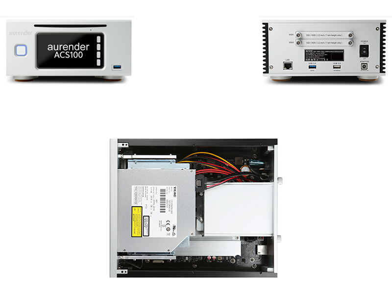 Music server Aurender ACS100, Hỗ trợ quản lý nhạc số, LAN, Spotify Connect-1