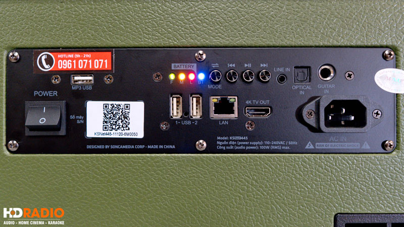 Loa ACNOS KSNet445-10