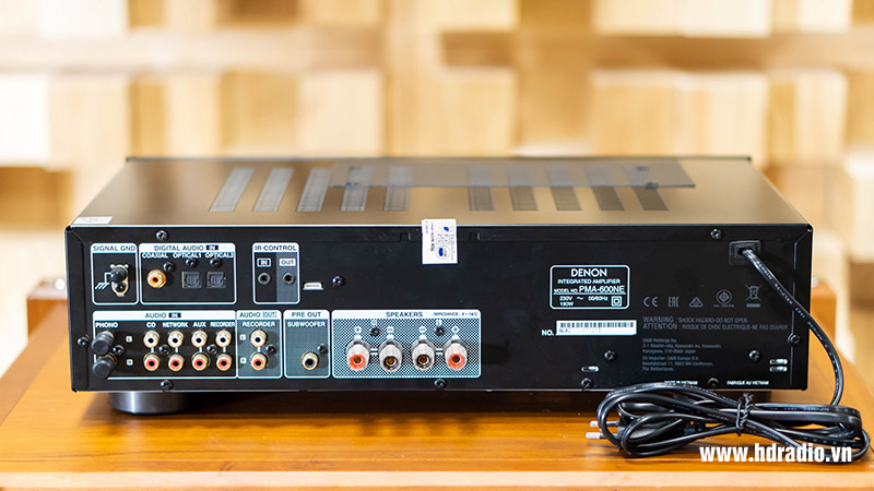Amply Denon PMA 600NE, 2 Kênh, 45W/CH (8 Ohm), Có Bluetooth-3