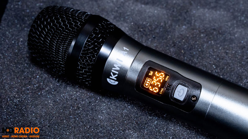 Micro không dây Kiwi A1, 2 tay mic, Kèm Pin + Sạc-6