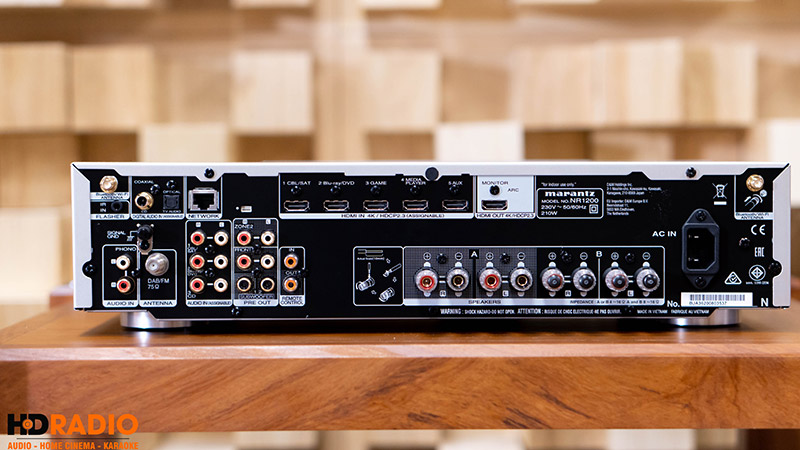 Amply Marantz NR1200 (2 Kênh, 75W/CH (8 Ohm), Bluetooth, Wifi, AirPlay)-2