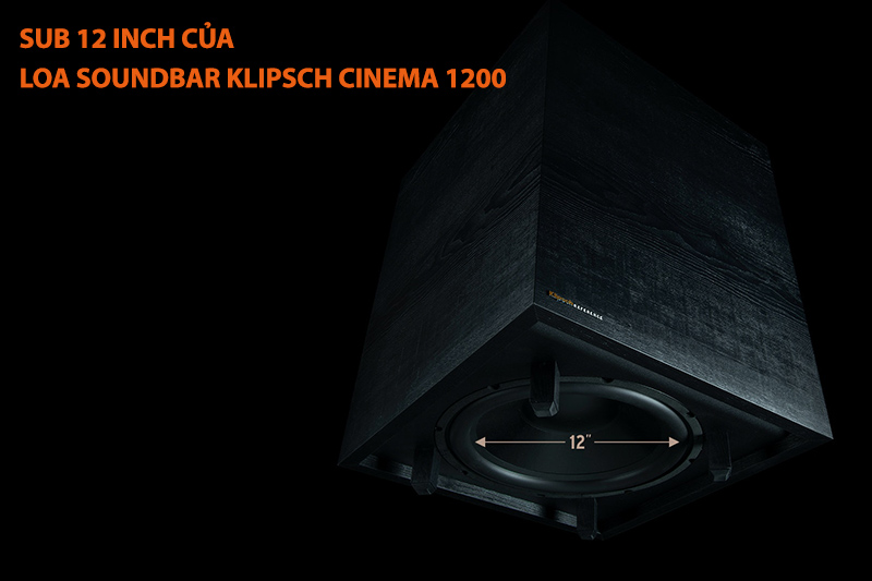 Loa Soundbar Klipsch Cinema 1200, công suất 1200W, 5.1.4 Dolby Atmos, Bluetooth, HDMI eARC, HDMI ARC, Optical-8