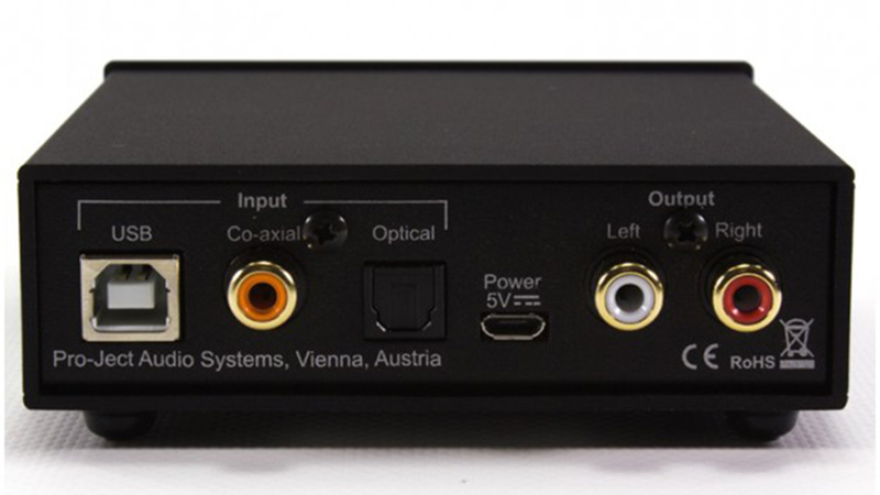 DAC Pro-Ject DAC Box S2+, Chip ESS Sabre ESS9038, OPTICAL, RCA-1