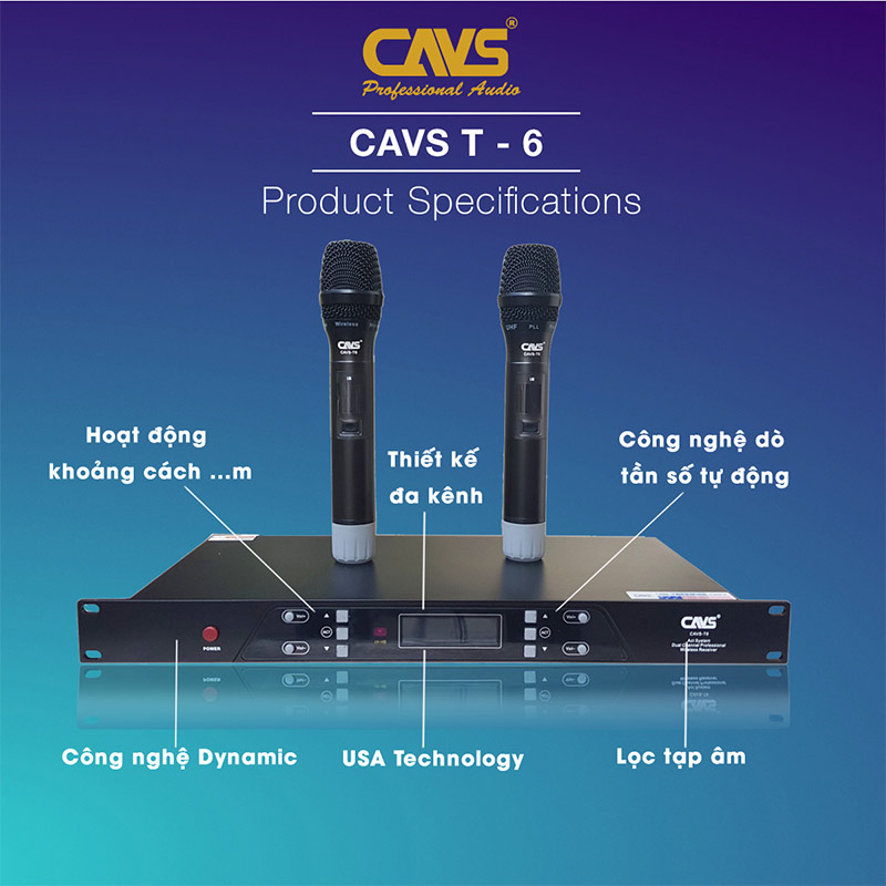 Micro Không Dây CAVS T6, Công nghệ Dynamic-7