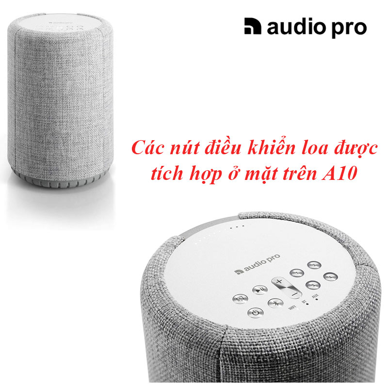Loa AudioPro A10, Kết nối đa phòng, Bluetooth, AUX-2