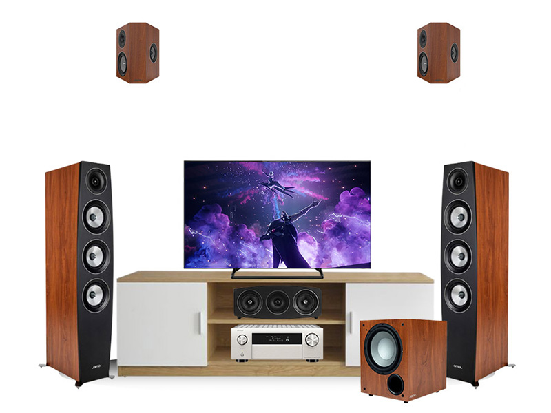 Dàn âm thanh xem phim 5.1 Denon, Jamo AT-GD24 (Denon X4700H + Jamo C97II + C9 Sur II + C9 Cen II + C912)-1