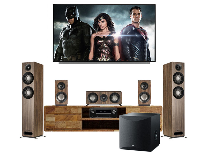 Dàn xem phim 5.1 Denon AT20 (Denon X250BT + Jamo S807 HCS + Yamaha SW100)-1