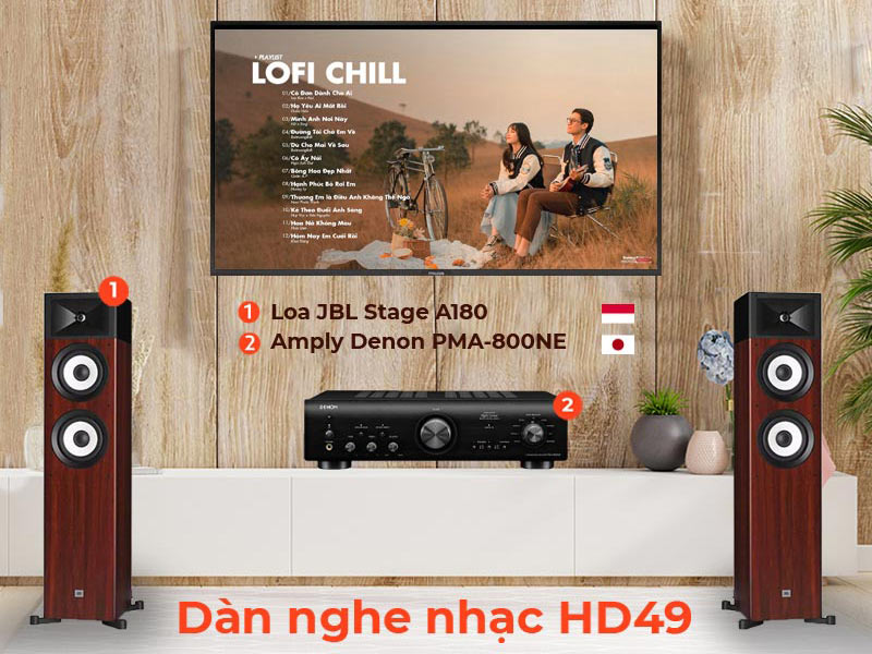 Dàn âm thanh nghe nhạc cao cấp JBL HD49-6