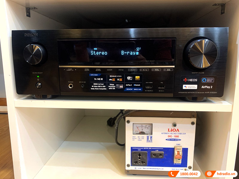 Bộ dàn âm thanh xem phim 5.1 Polk AT-GD33 (Denon AVR-X1600H, Polk Audio Signature S50, S10, S30, Sub Polk Audio HTS10)-6